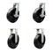Service Caster 12'' Heavy Duty Phenolic Wheel Caster Set 2 Swivel Lock and Brake 2 Rigid, 4PK CRAN-SCC-KP92S1230-PHR-SLB-BSL-2-R-2 - alternate 1